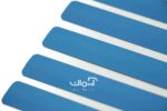 پرده کرکره فلزی آبی کد 4026 - Image 2
