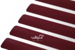 پرده کرکره فلزی زرشکی کد 4038 - Image 2