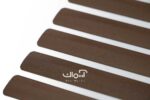 پرده کرکره فلزی قهوه ای کد 4047 - Image 2