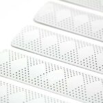 پرده کرکره فلزی پرفراژ طرح دار کد 4111