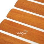 پرده کرکره فلزی طرح چوب کد 4305