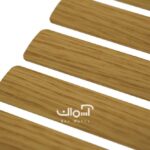 پرده کرکره فلزی طرح چوب کد 4306