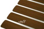 کرکره فلزی طرح چوب قهوه ای کد 4308 - Image 2