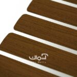 پرده کرکره فلزی طرح چوب کد 4308