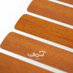 پرده کرکره فلزی طرح چوب کد 4405