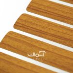 پرده کرکره فلزی طرح چوب کد 4406