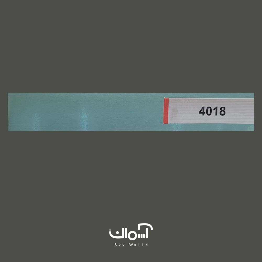 پرده کرکره فلزی راد سبز کد 4018 پرده کرکره فلزی سبز کد 4018 - Image 1