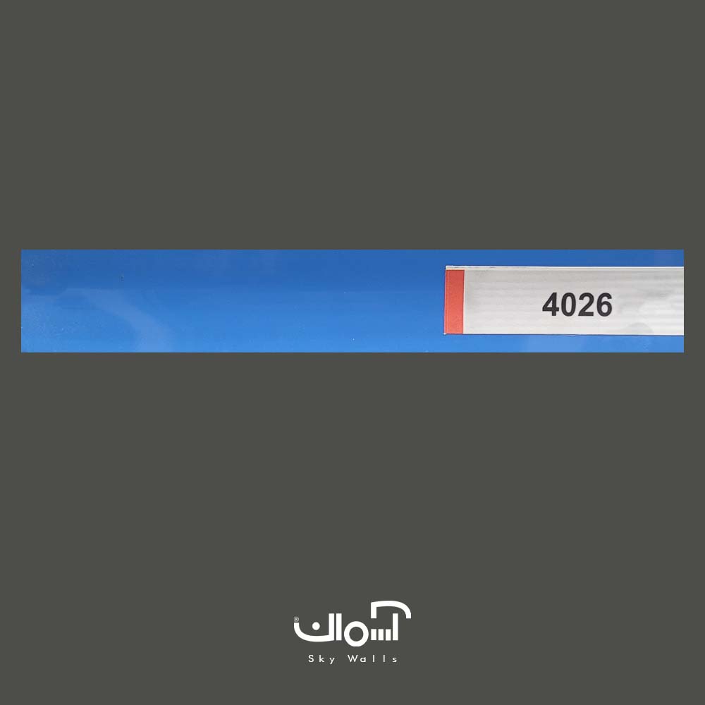 پرده کرکره فلزی راد آبی کد 4026 پرده کرکره فلزی آبی کد 4026 - Image 1