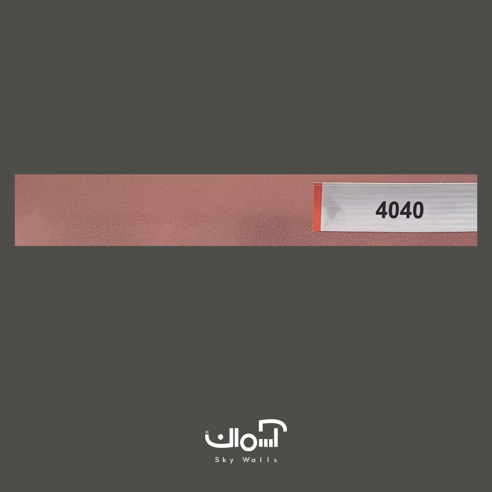 کرکره فلزی راد کد 4040 رنگ صورتی پرده فلزی افقی صورتی کد 4040 - Image 1