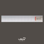 پرده کرکره فلزی پرفراژ طرح دار کد 4111