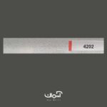 پرده کرکره فلزی چکشی طوسی کد 4202