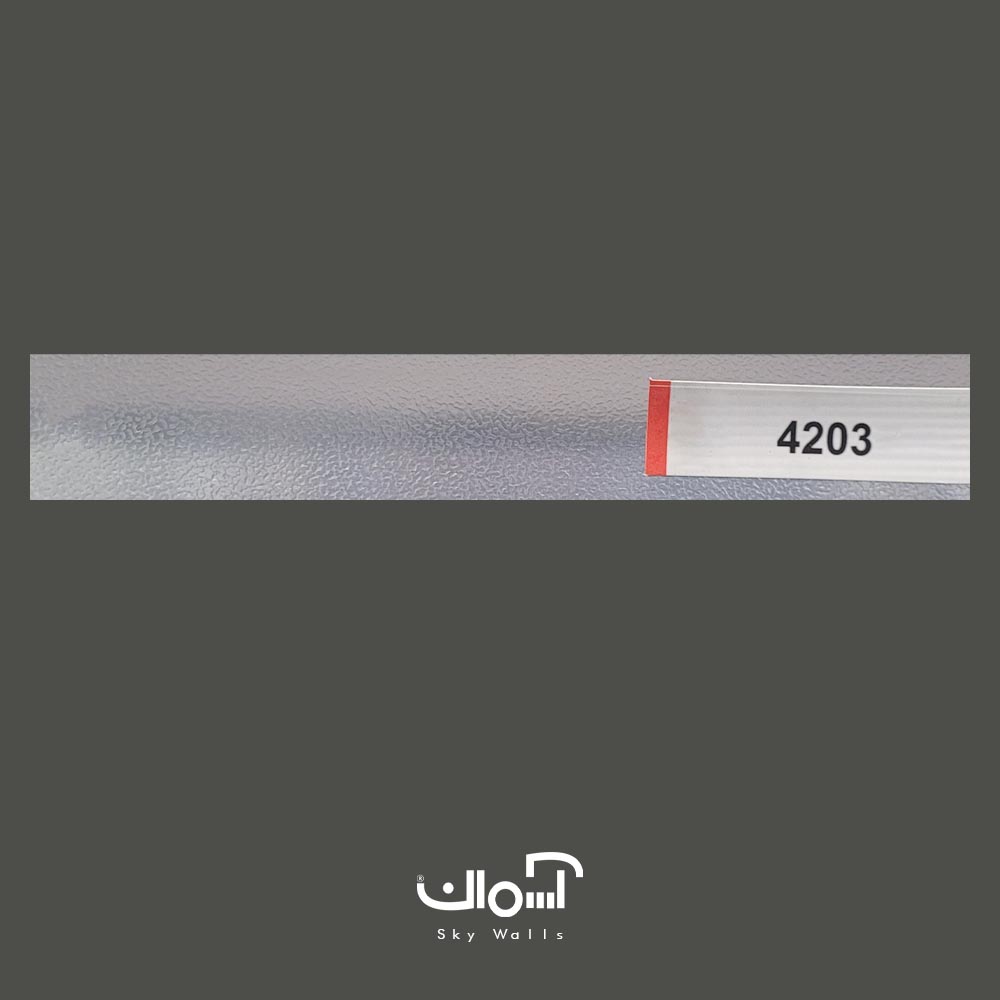 پرده کرکره فلزی چکشی نقره ای 4203 پرده کرکره فلزی چکشی نقره ای کد 4203 - Image 1