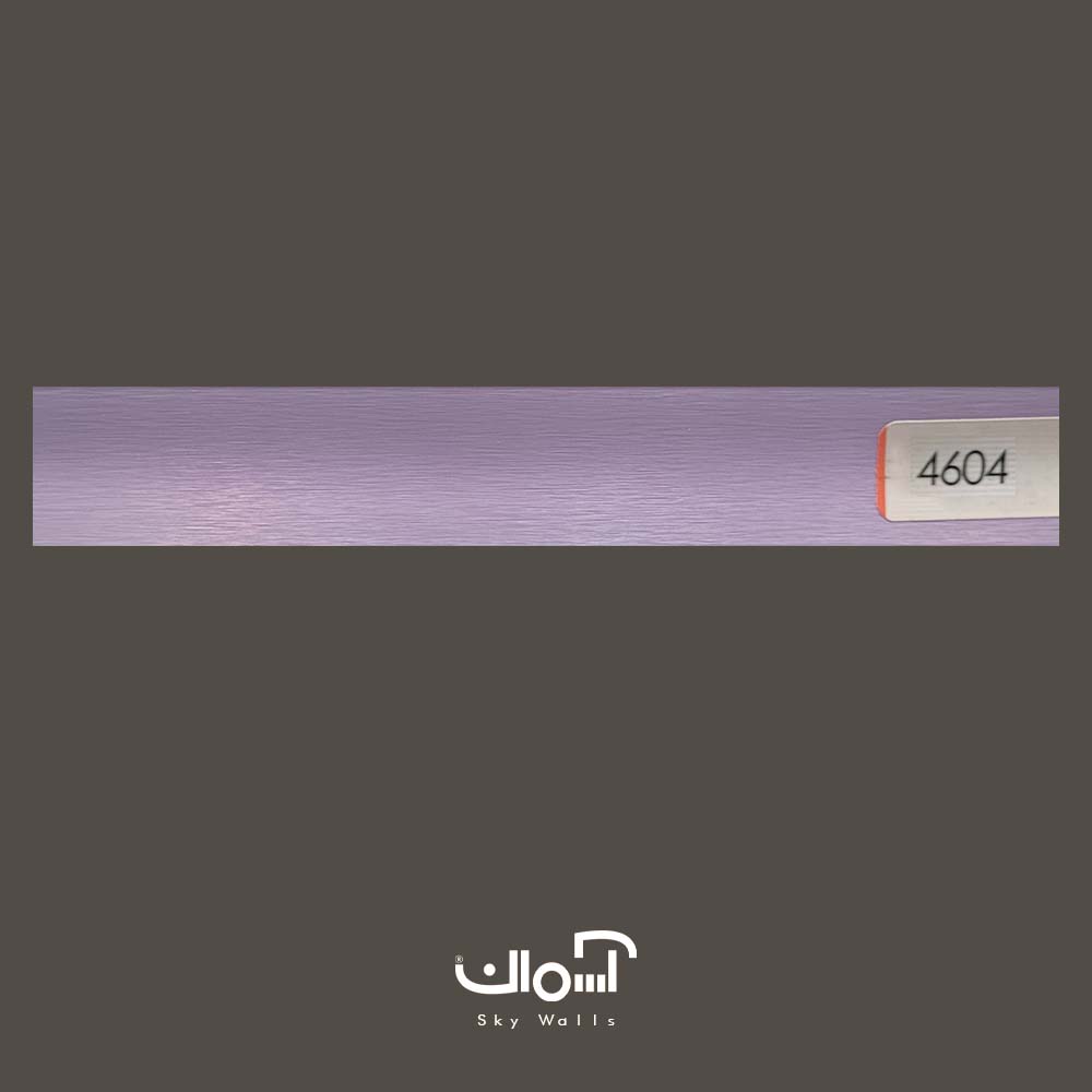 کرکره فلزی افقی براش رنگ بنفش 4604 کرکره فلزی افقی براش بنفش کد 4604 - Image 1