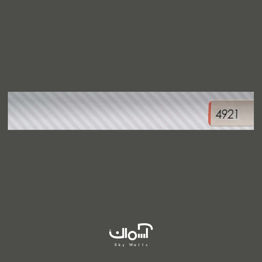 پرده کرکره فلزی افقی راد کد 4921 کرکره افقی فلزی راهدار سفید کد 4921 - Image 1