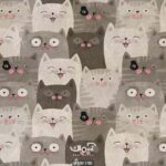 پوستر دیواری اتاق کودک طرح گربه کد 10013700