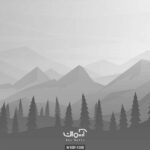 پوستر دیواری منظره کوهستان کد 10014300