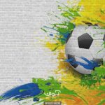 پوستر دیواری طرح توپ فوتبال کد 10014600