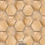 پوستر دیواری هندسی شش ضلعی کد 10015600