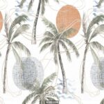 پوستر دیواری هنری درخت ساحلی کد 10016900