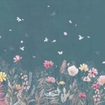 پوستر دیواری طرح گل کد 1718024