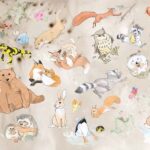 پوستر دیواری کودک نقاشی حیوانات کد 1718027