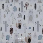 پوستر دیواری اتاق کودک جنگل و حیوانات کد 10020100