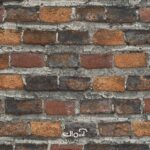 کاغذدیواری طرح آجر آلبوم فکتوری راش آلمان کد 428063