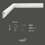 ابزار قاب بندی 4.5 سانتی پلی اورتان