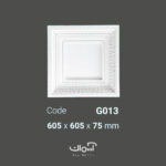 تایل سقفی پلی اورتان کلاسیک مربع