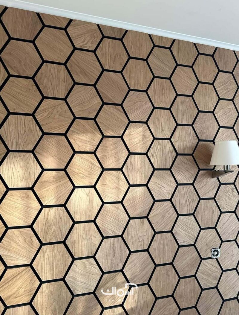 Hexagon Wooden Panel Skywalls