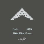 گل تاج وسط قاب بندی پلی یورتان نئو کلاسیک