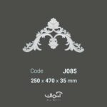 گل وسط قاب بندی پلی اورتان نئو کلاسیک