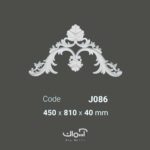 گل وسط قاب بندی پلی اورتان نئو کلاسیک