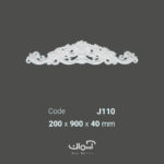 گل نئوکلاسیک وسط قاب بندی پلی یورتان