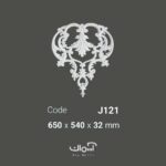 گل نئوکلاسیک وسط قاب بندی پلی یورتان