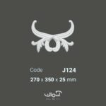 گل کلاسیک وسط قاب بندی پلی یورتان