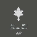 گل وسط قاب بندی پلی یورتان کلاسیک