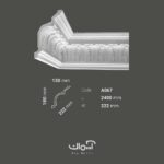 ابزار گلویی 22 سانتی پیش ساخته پلی یورتان کد A067 گلویی پلی اورتان