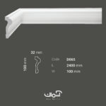 ابزار قاب بندی 10 سانتی پلی یورتان نئوکلاسیک