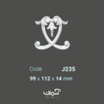 گل وسط قاب بندی پلی یورتان کلاسیک چینی