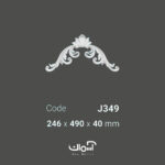 گل پلی یورتان قاب بندی پلی یورتان نئوکلاسیک چینی