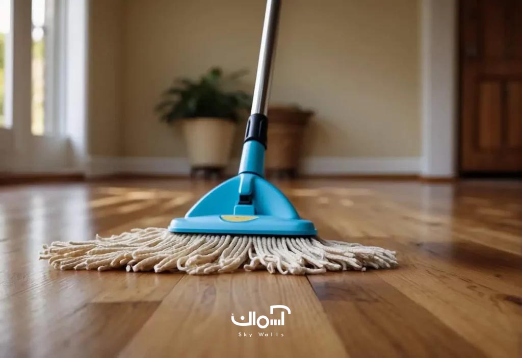 تمیز کننده پارکت و لمینیت برند لایف هایت آلمان<br /> leifheit تمیز کننده لمینت و پارکت آلمانی 1 لیتری