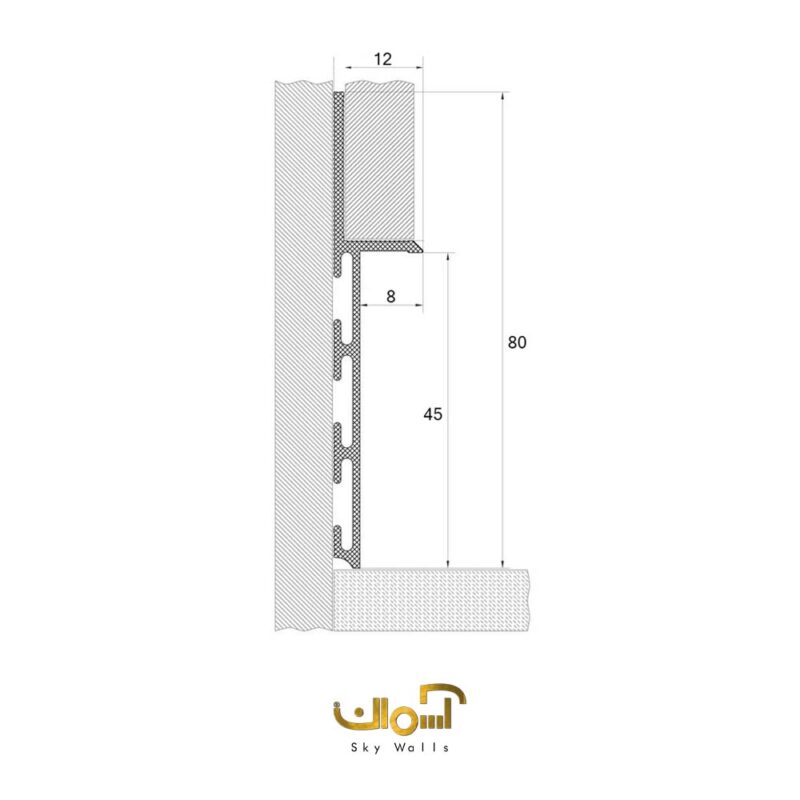 Shadow gap skirting TC45 Skywalls1