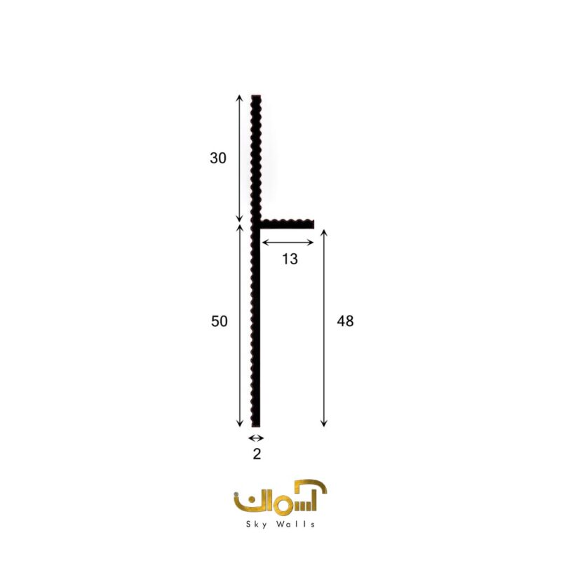قرنیز توکار آلومینیومی 4.5 سانتی سایه دار Shadow Gap - Image 3