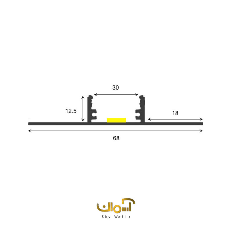 چفت میانی کناف (نوری) 3 سانتی - Image 3
