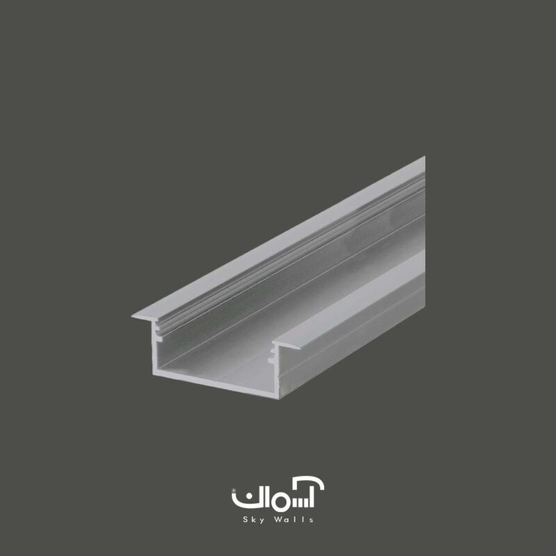 پروفیل لاین نوری توکار عرض 35 میل دو لاین - Image 4