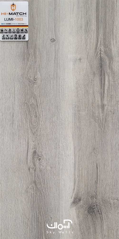 کفپوش SPC طوسی کد 1003 کفپوش SPC برند HIMATCH کد 1003 - Image 1