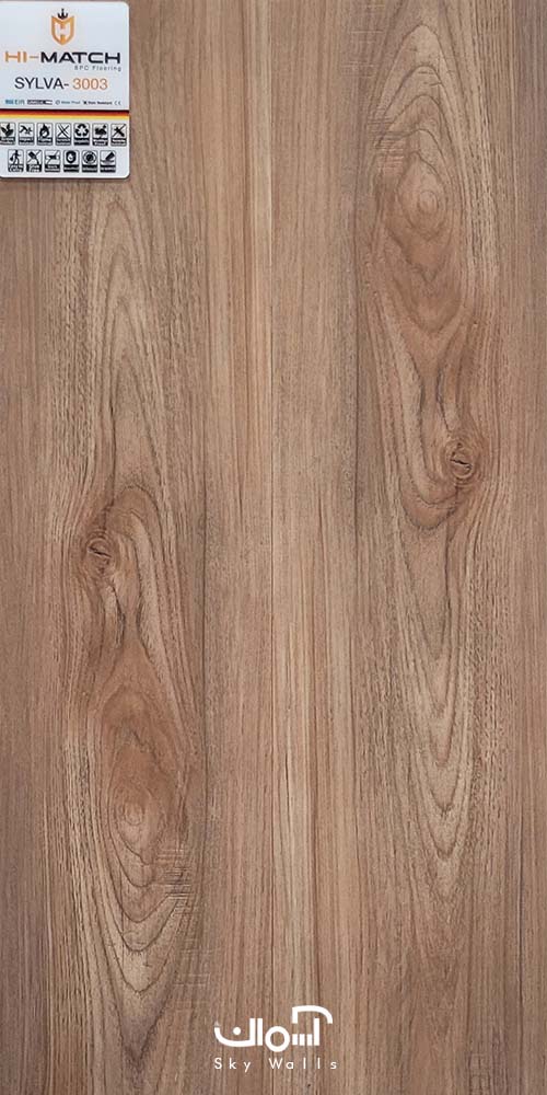 کفپوش spc قهوه ای رنگ کد 3003 Hi match 3003 Skywalls