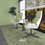 موکت اداری تایلی VOGUE سری Season کد MidSpring-4307 - Image 2