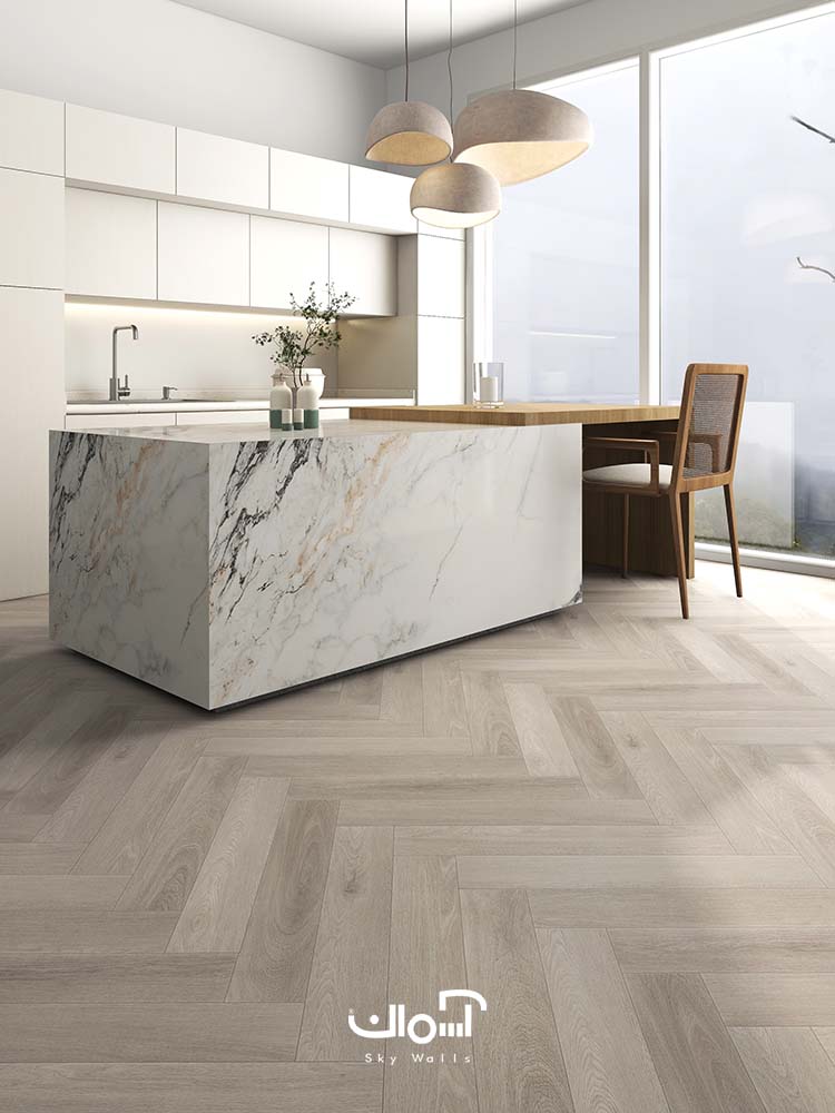 اِس پی سی جناغی Unikat Flora آلمانی 2033 1 اس پی سی ضد آب جناغی برند یونیکات فلورا کد 2033 رنگ طوسی